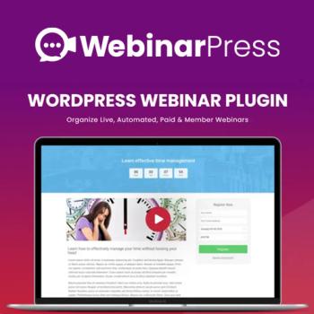 WebinarPress Pro All in one Webinar Plugin for WordPress